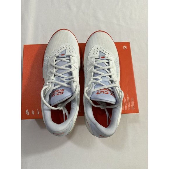 New Mens Size 9.5 White Silver Nike G.T. Cut Academy Basketball Shoe FB2599 101 main image 2